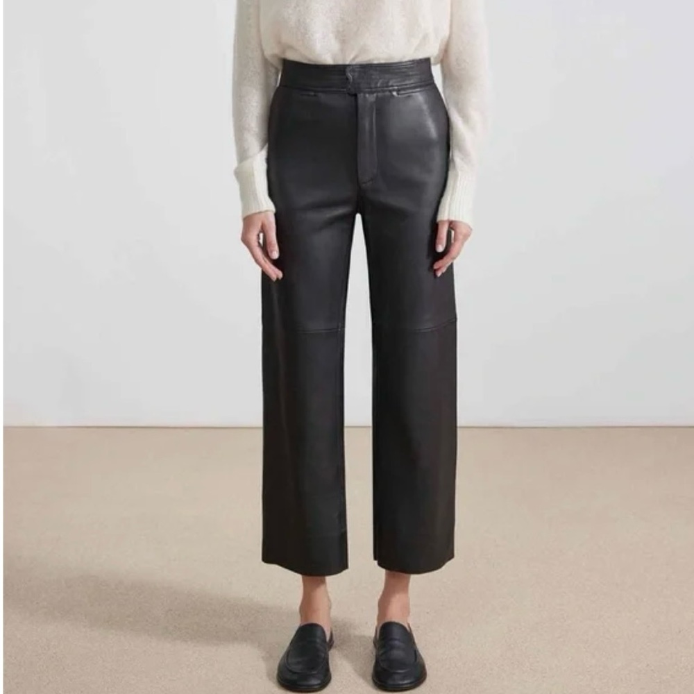 NWOT Apiece Apart Monterey Leather Pants sz. 6